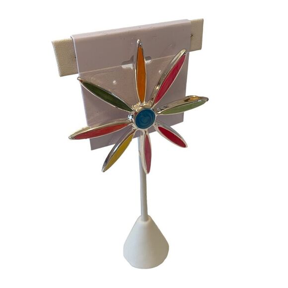 Vintage Starburst BroochPendant. Awesome Looking Mid Century Modern Piece. - Picture 2 of 8